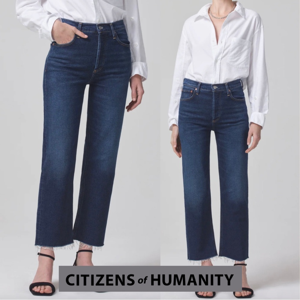 NWT Citizens of Humanity Florence Wide Straight Leg Jean - Everdeen